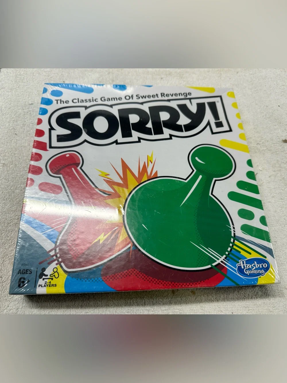Sorry! Board Game - Age 6+ Family Game Board Night USA Made NEW